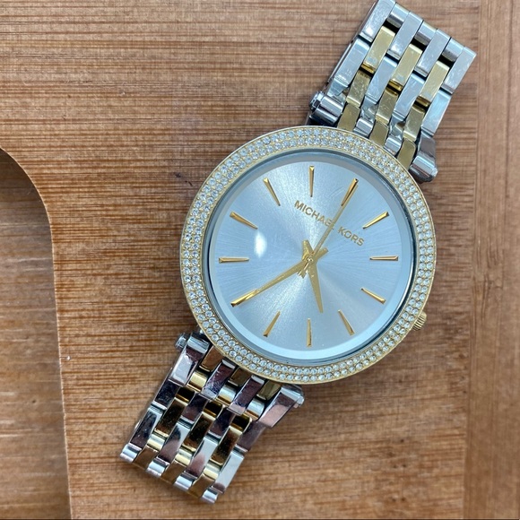 Michael Kors Womens Darci Two-Tone Stainless Steel watch 39mm.